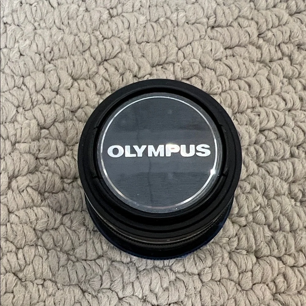 Olympus Digital 45mm Lens in Black and Silver